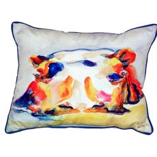Hippo Extra Large Zippered Pillow 20X24