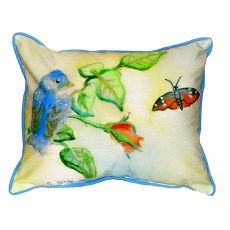 Blue Bird Extra Large Zippered Pillow 20X24