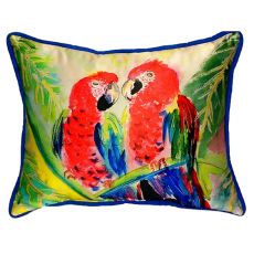 Two Parrots Extra Large Zippered Pillow 20X24