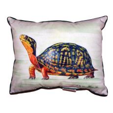 Happy Turtle Extra Large Zippered Pillow 20X24