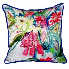 Multi Florals Extra Large Zippered Pillow 22X22