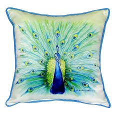 Peacock Extra Large Zippered Pillow 22X22