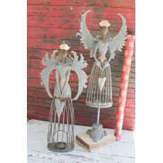 Metal Christmas Angels, Set of 2