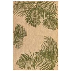 Liora Manne Carmel Palm Indoor/Outdoor Rug Green 4'10"X7'6"