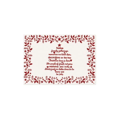 Christmas Time 13X19 Placemat   one (1) placement 