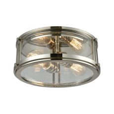 Coby 2 Light Flush In Polished Nickel