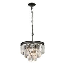 Palacial 4 Light Pendant In Oil Rubbed Bronze