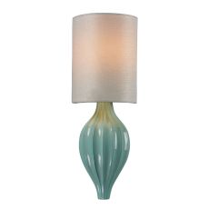 Lilliana 1 Light Sconce In Seafoam And Aged Silver
