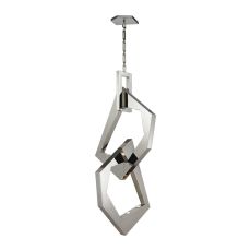 Links 12 Light Pendant In Polished Stainless Steel
