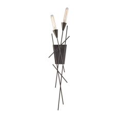 Sticks 2 Light Wall Sconce In Oil Rubbed Bronze