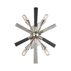 Solara 4 Light Wall Sconce In Polished Chrome