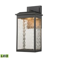 Newcastle Led Outdoor Wall Sconce In Matte Black