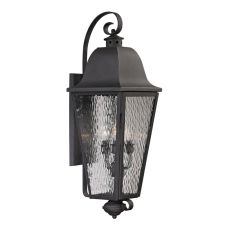 Forged Brookridge 4 Light Outdoor Sconce In Charcoal