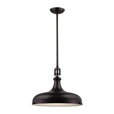 Rutherford 1 Light Pendant In Oil Rubbed Bronze