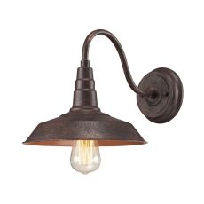 Urban Lodge 1 Light Sconce In Weathered Bronze