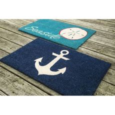 Seaside Coir Doormat with Backing