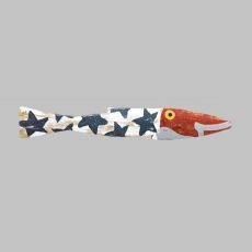 Fourth Of July Fence Fish Wall Art