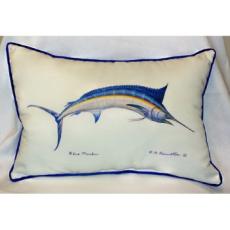 Blue Marlin Indoor Outdoor Pillow