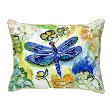 Dragonfly'S Garden Large Pillow 16X20