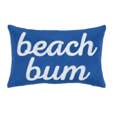 Beach Bum Pillow By Peking