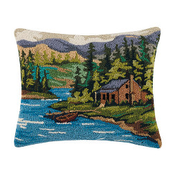 Cabin by the Lake Hook Pillow Out of stock until Jan 2024 