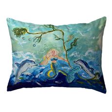 Queen of the Sea Small Noncorded Pillow 11x14