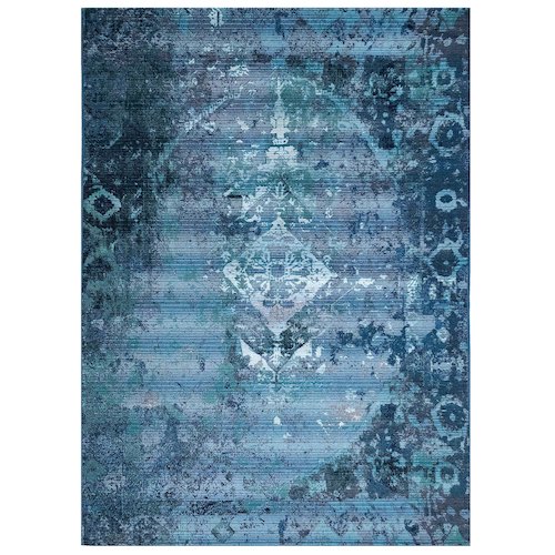Liora Manne Marina Kermin Indoor/Outdoor Rug Blue 8'10"X11'9"