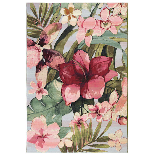 Liora Manne Marina Tropical Floral Indoor/Outdoor Rug Multi 8'10"X11'9"