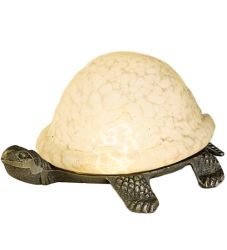 4"H Turtle Art Glass Accent Lamp