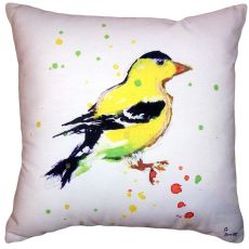 Betsy'S Goldfinch No Cord Pillow