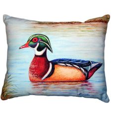 Male Wood Duck Ii No Cord Pillow
