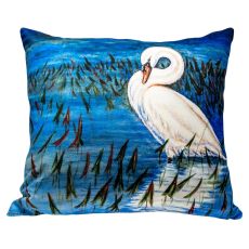 Mute Swan No Cord Pillow 18X18