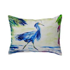 Blue Egret No Cord Pillow 16X20