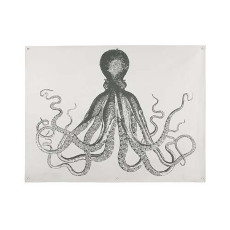 Octopus Wall Panel In Charcoal