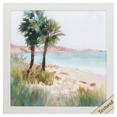 Coastal Palms I Framed Beach Wall Art