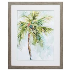 Palm Breezes I Framed Beach Wall Art