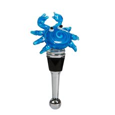 Blue Crab Crab Bottle Stopper