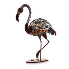 Metal Flamingo Wine Cork Caddy