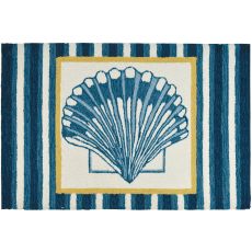Clam Shell Tile Indoor Accent Rug 22 x 34 In.