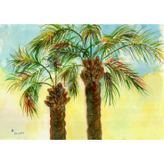 Palm Trees Door Mat