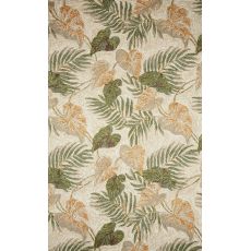 Liora Manne Ravella Tropical Leaf Indoor/Outdoor Rug - Natural, 7'6" By 9'6"