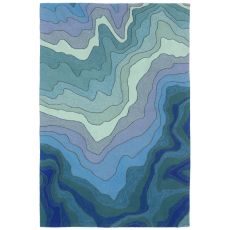 Liora Manne Ravella Mykonos Indoor/Outdoor Rug - Blue, 42" By 66"