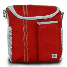 Chesapeake Insulated Lunch Bag - Red And Gray