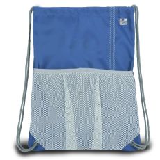 Chesapeake Drawstring Backpack - Blue And Gray