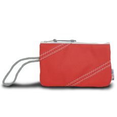 Chesapeake Wristlet - Red And Gray