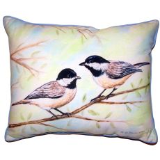 Dick'S Chickadees Small Outdoor Indoor Pillow