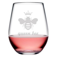 Queen Bee Tritan Stemless Tumblers, S/4