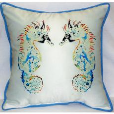 Seahorses Indoor Outdoor Pillow