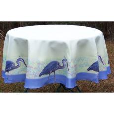 Blue Heron Round Table Cloth