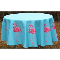 Flamingo Round Table Cloth